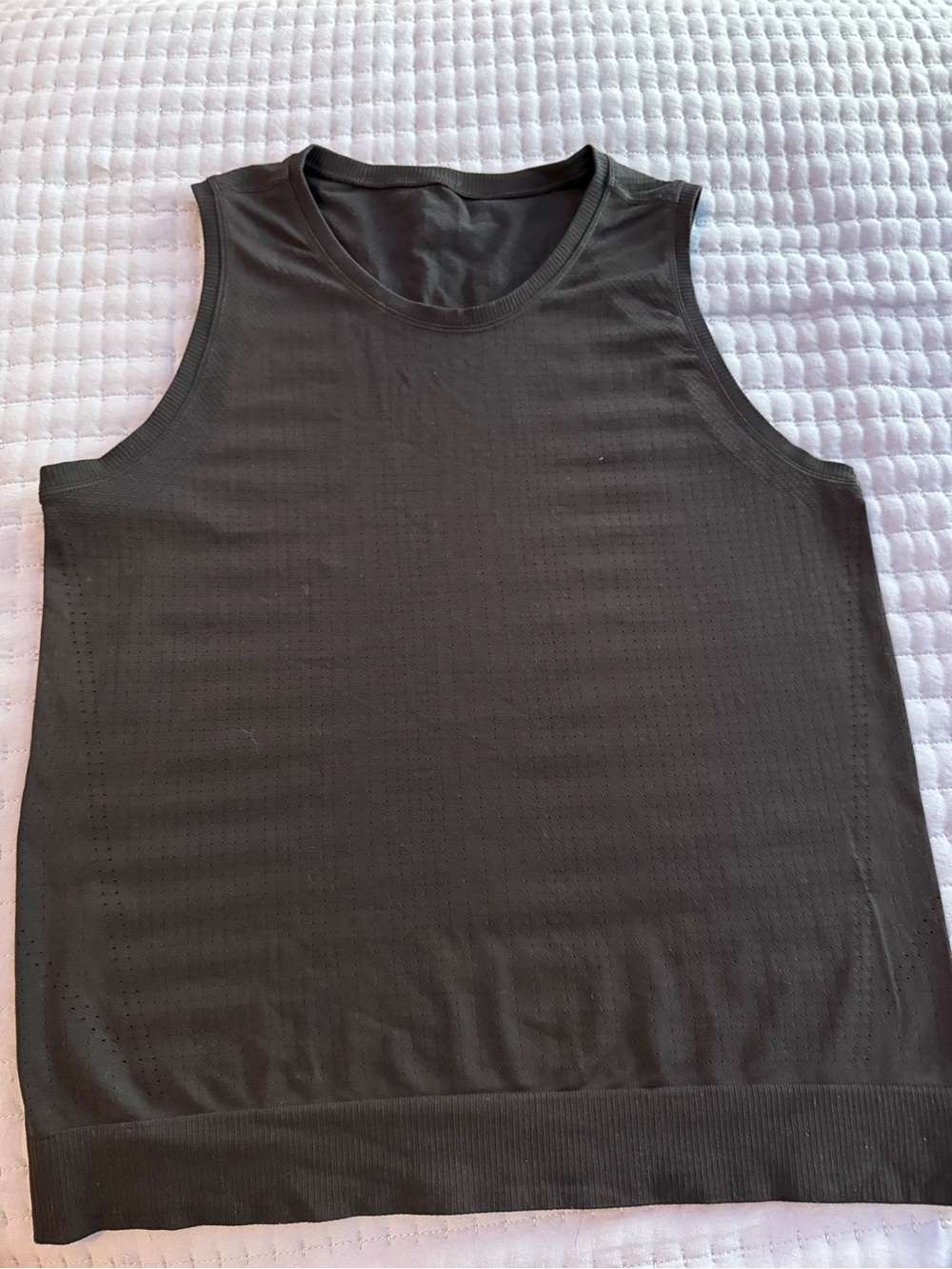 Athleta Black Sleeveless Athletic Tank Sz L